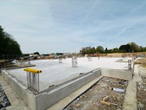 Groundworks Begin at Burston Garden Retirement Village by MGB Contractors