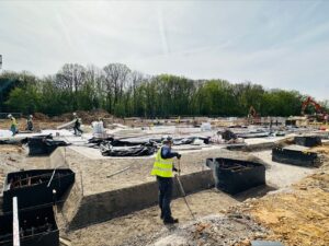 Groundworks Begin at Burston Garden Retirement Village by MGB Contractors
